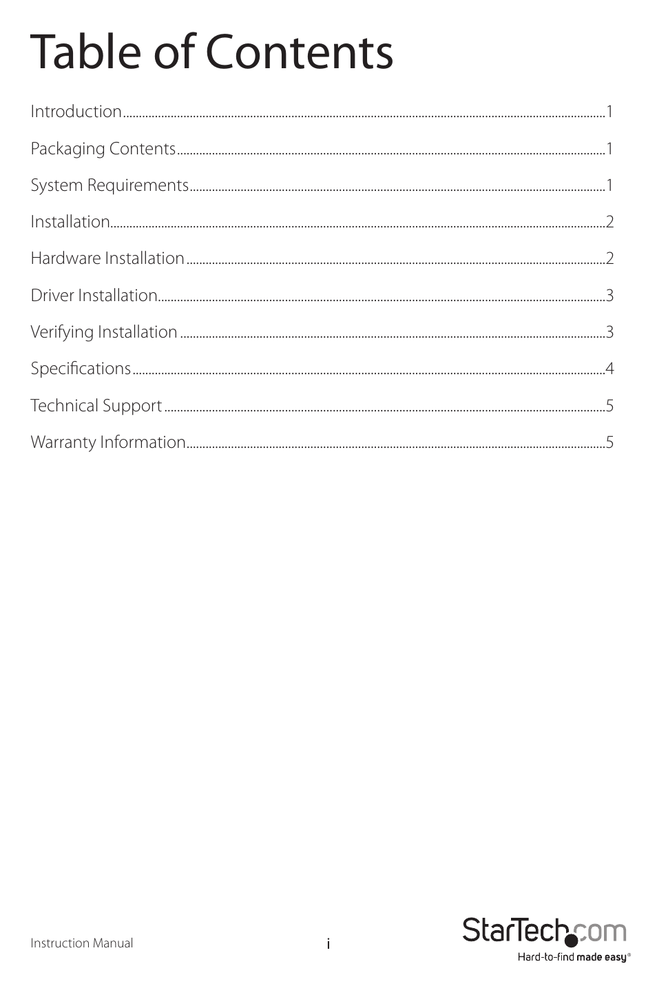 StarTech.com MPEX2S952 User Manual | Page 3 / 9