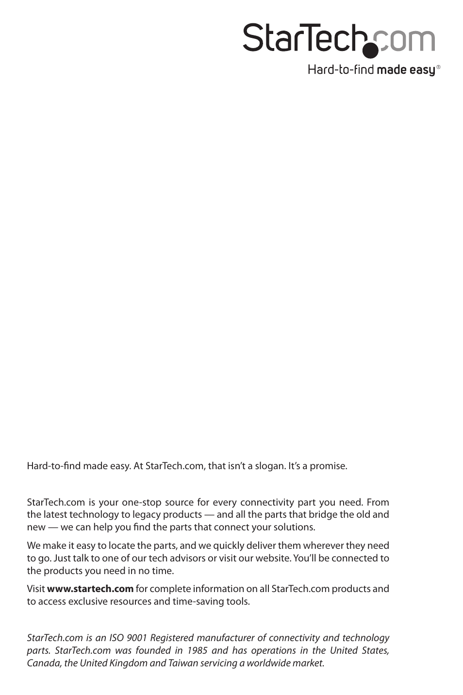 StarTech.com MPEX2S952 User Manual | Page 9 / 9