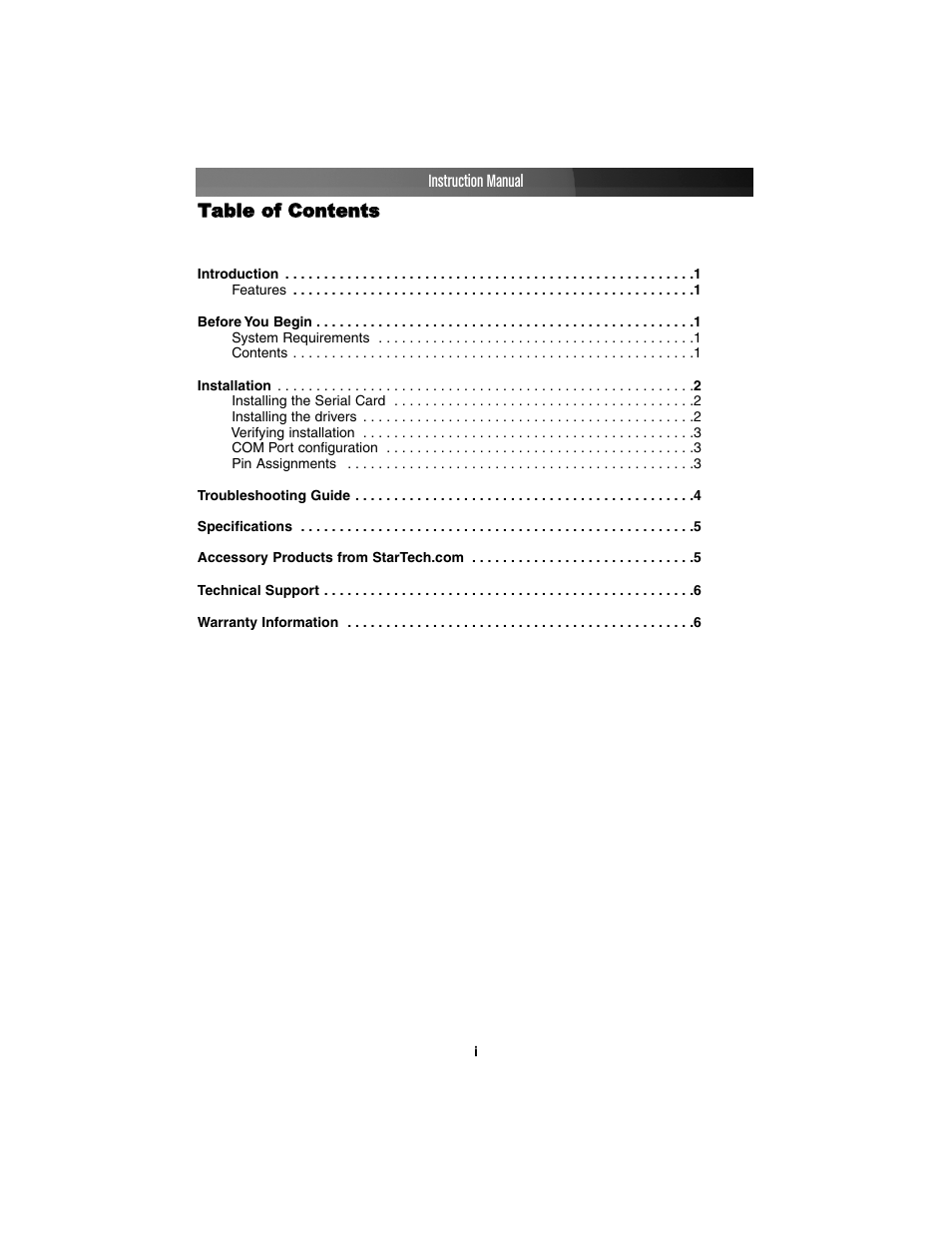 StarTech.com PCI2S650DV User Manual | Page 3 / 10