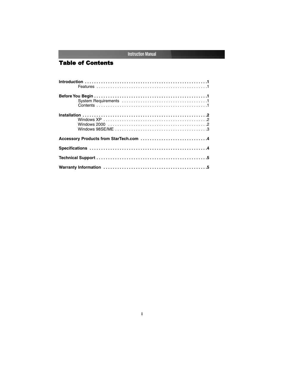 StarTech.com CB4S950 User Manual | Page 3 / 9