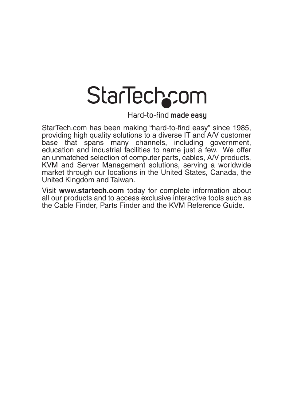 StarTech.com EC1S1P55254 User Manual | Page 10 / 10