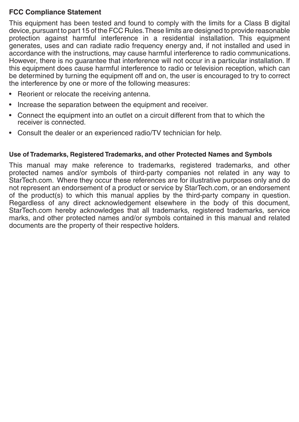 StarTech.com EC1S1P55254 User Manual | Page 2 / 10