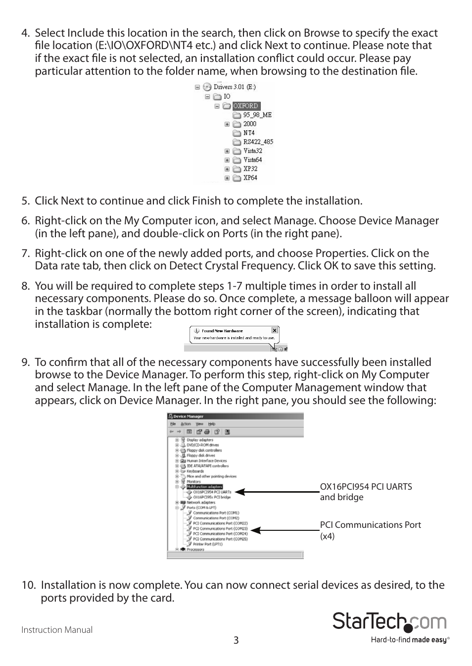 StarTech.com PEX4S950 User Manual | Page 6 / 9