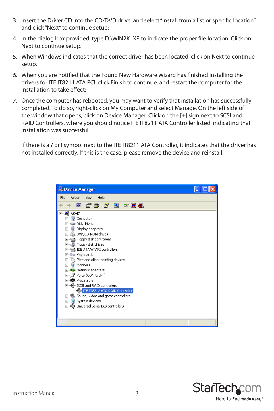 StarTech.com PCIIDE2 User Manual | Page 6 / 10