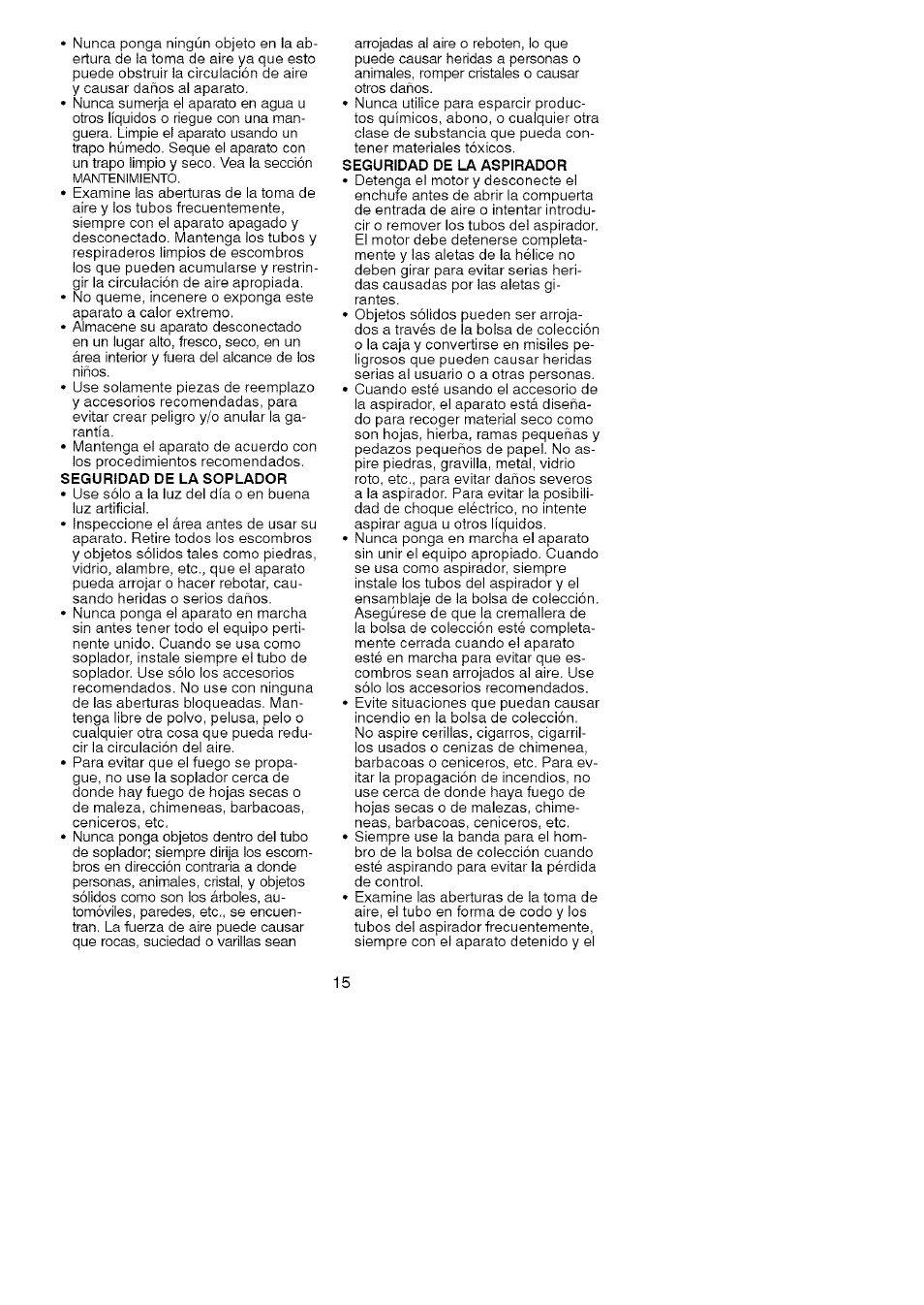 Craftsman 358.748260 User Manual | Page 15 / 23