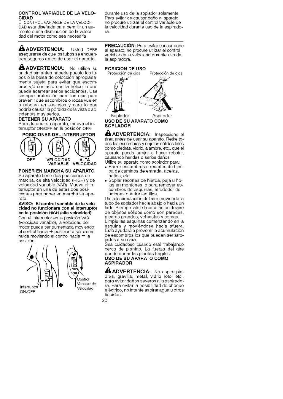 Craftsman 358.748260 User Manual | Page 20 / 23