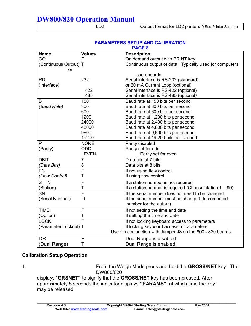 Sterling Scale 820 User Manual | Page 11 / 21