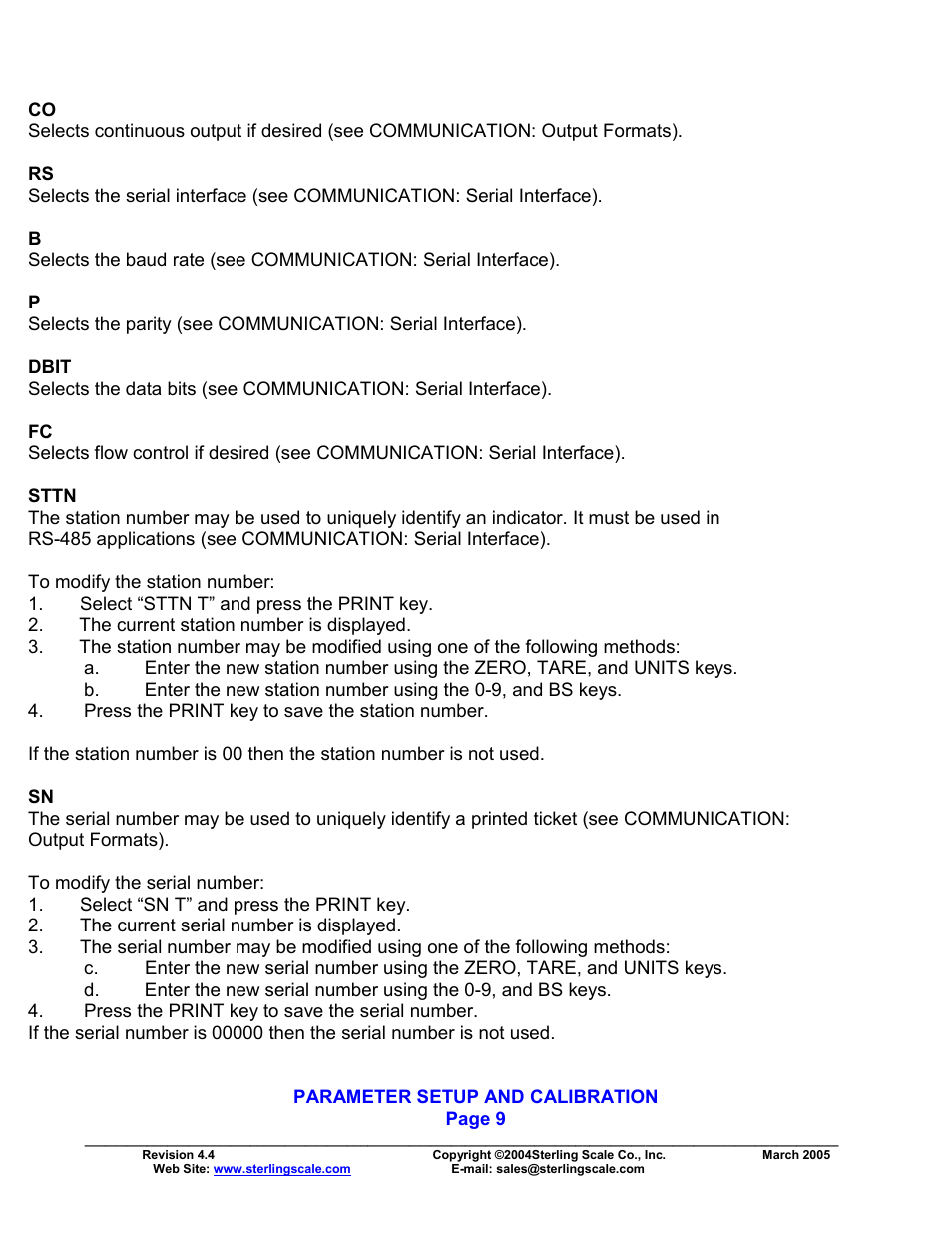 Sterling Scale 825 User Manual | Page 11 / 31