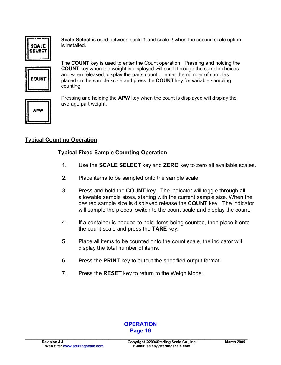Sterling Scale 825 User Manual | Page 18 / 31