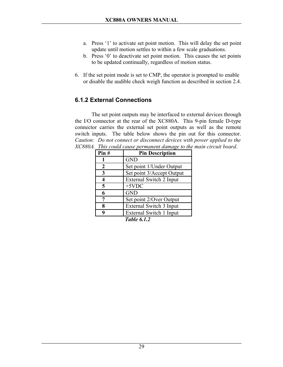 2 external connections | Sterling Scale XC880A User Manual | Page 32 / 55