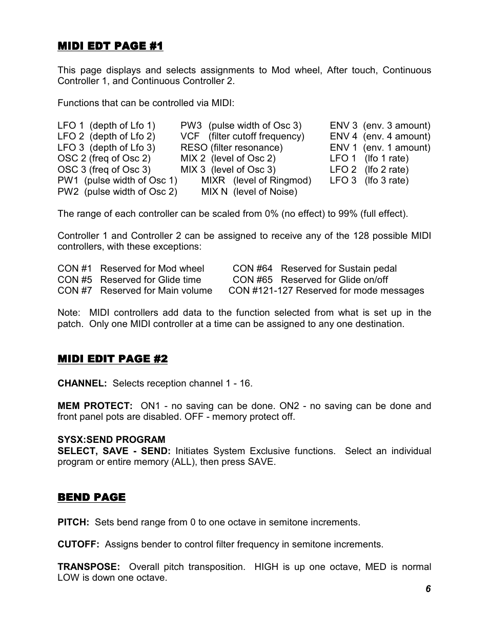 Studio Electronics SE-1X User Manual | Page 10 / 19