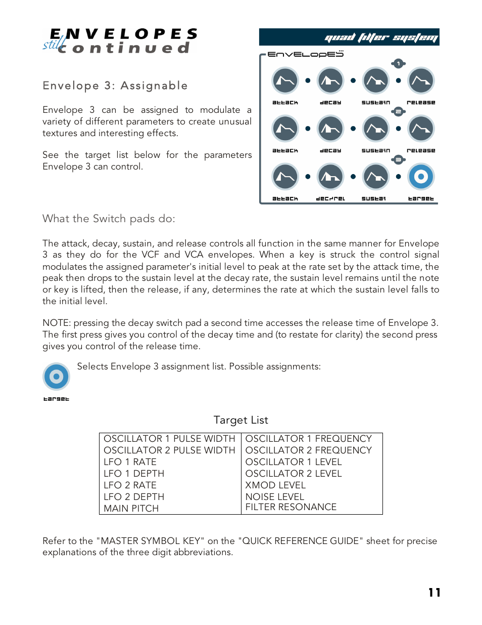 Envelopes still cont | Studio Electronics ATC-1X User Manual | Page 16 / 25