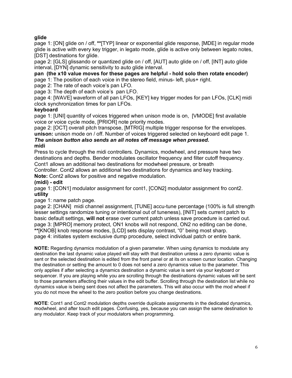 Studio Electronics Omega 8 User Manual | Page 7 / 13