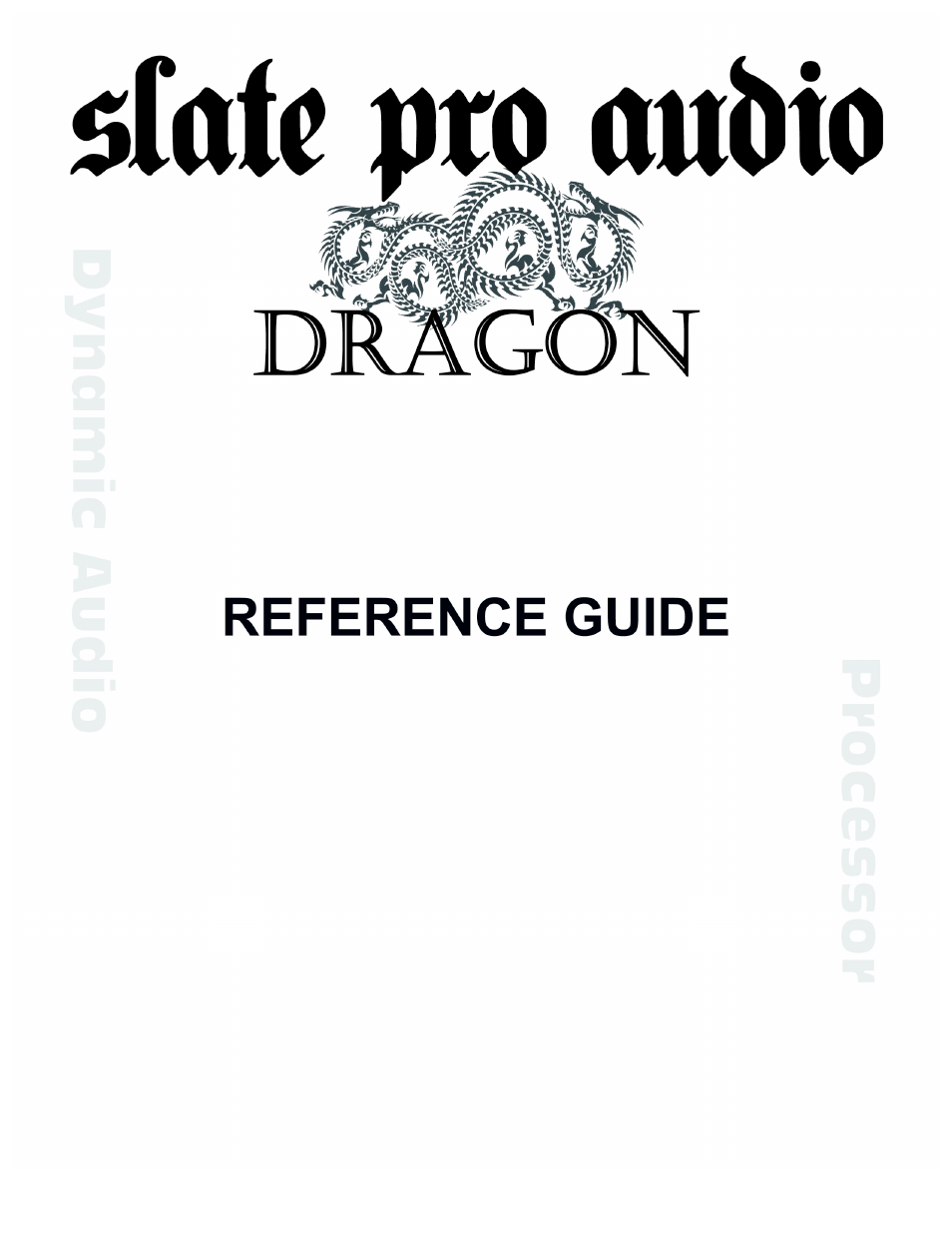 Studio Electronics Dragon User Manual | 14 pages