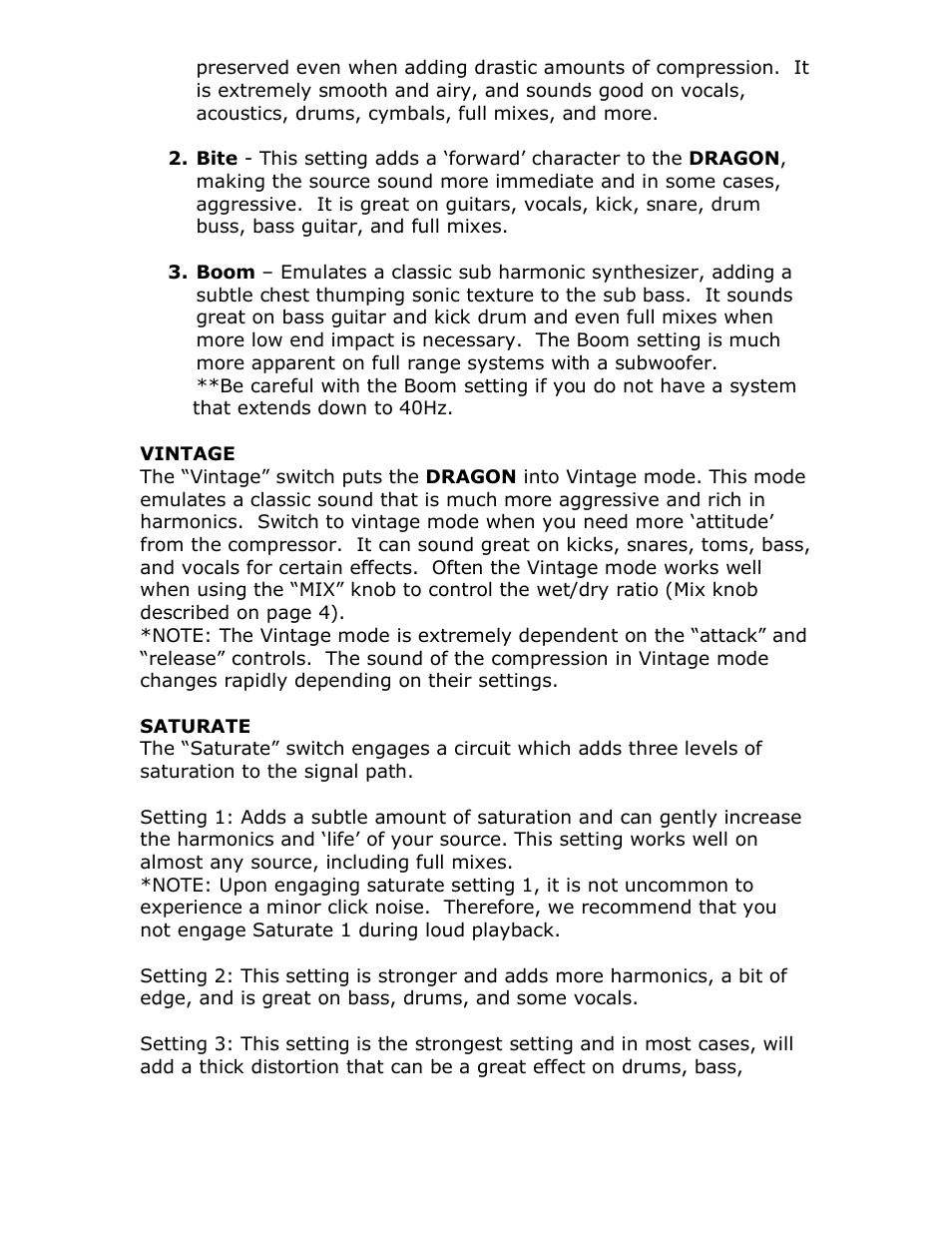 Studio Electronics Dragon User Manual | Page 4 / 14