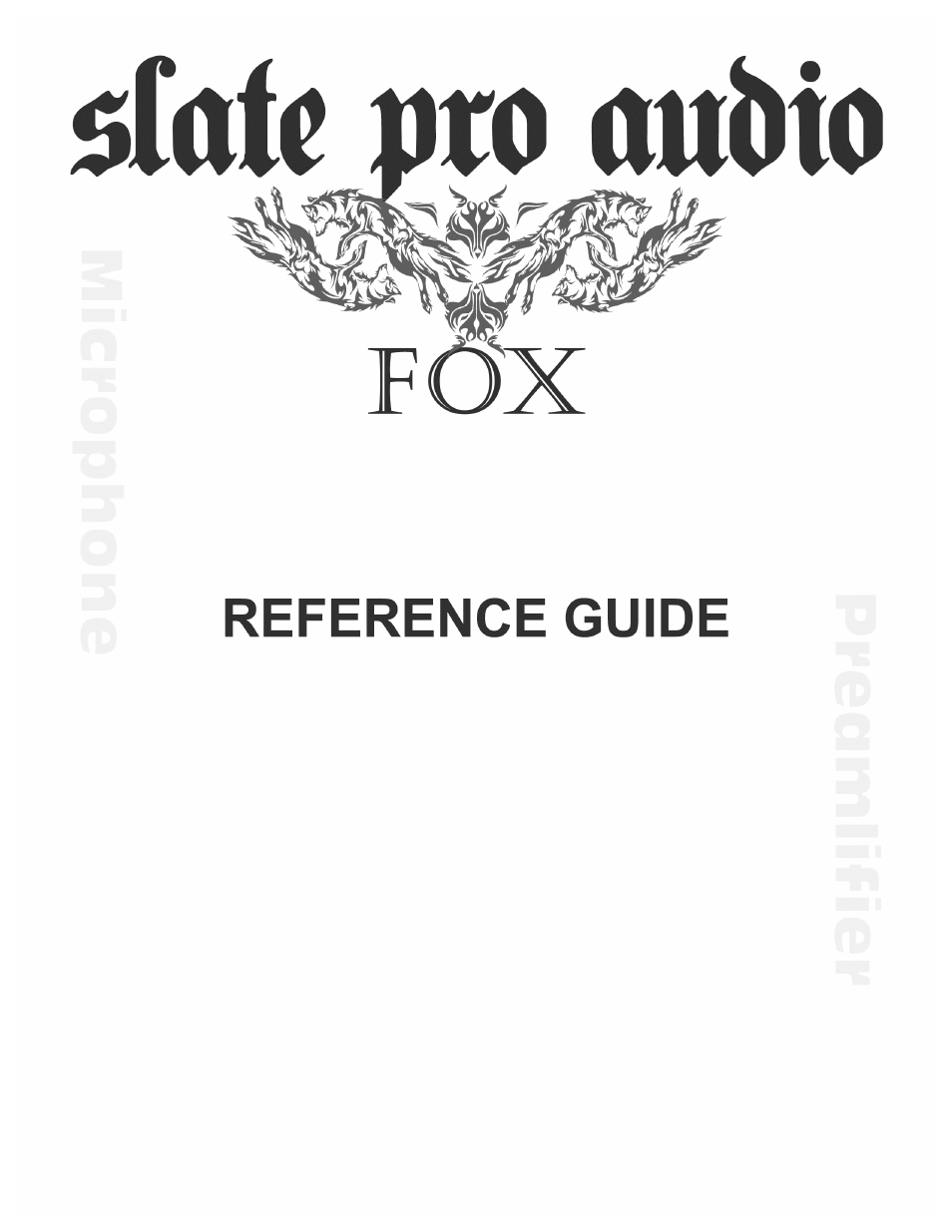 Studio Electronics Fox User Manual | 13 pages