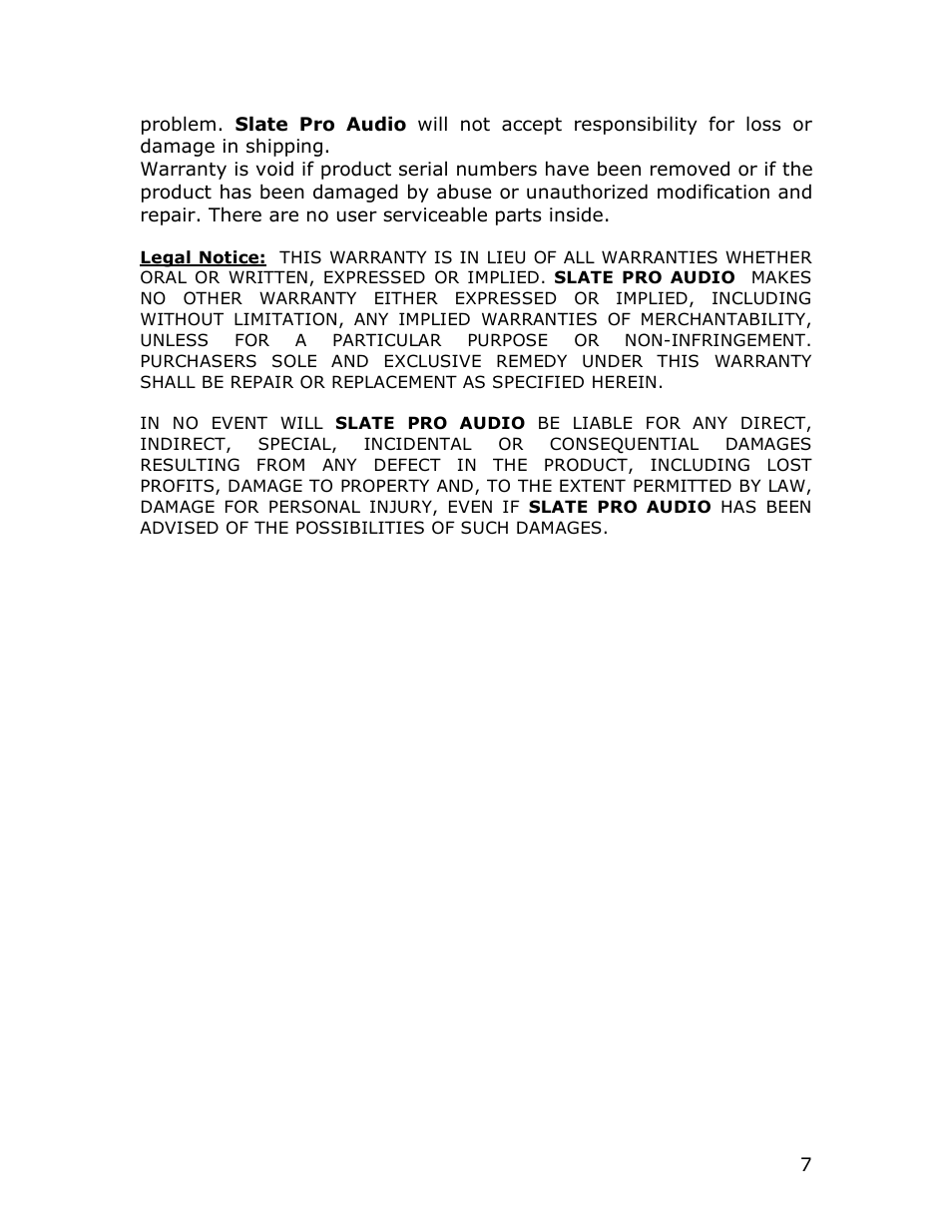 Studio Electronics Fox User Manual | Page 7 / 13