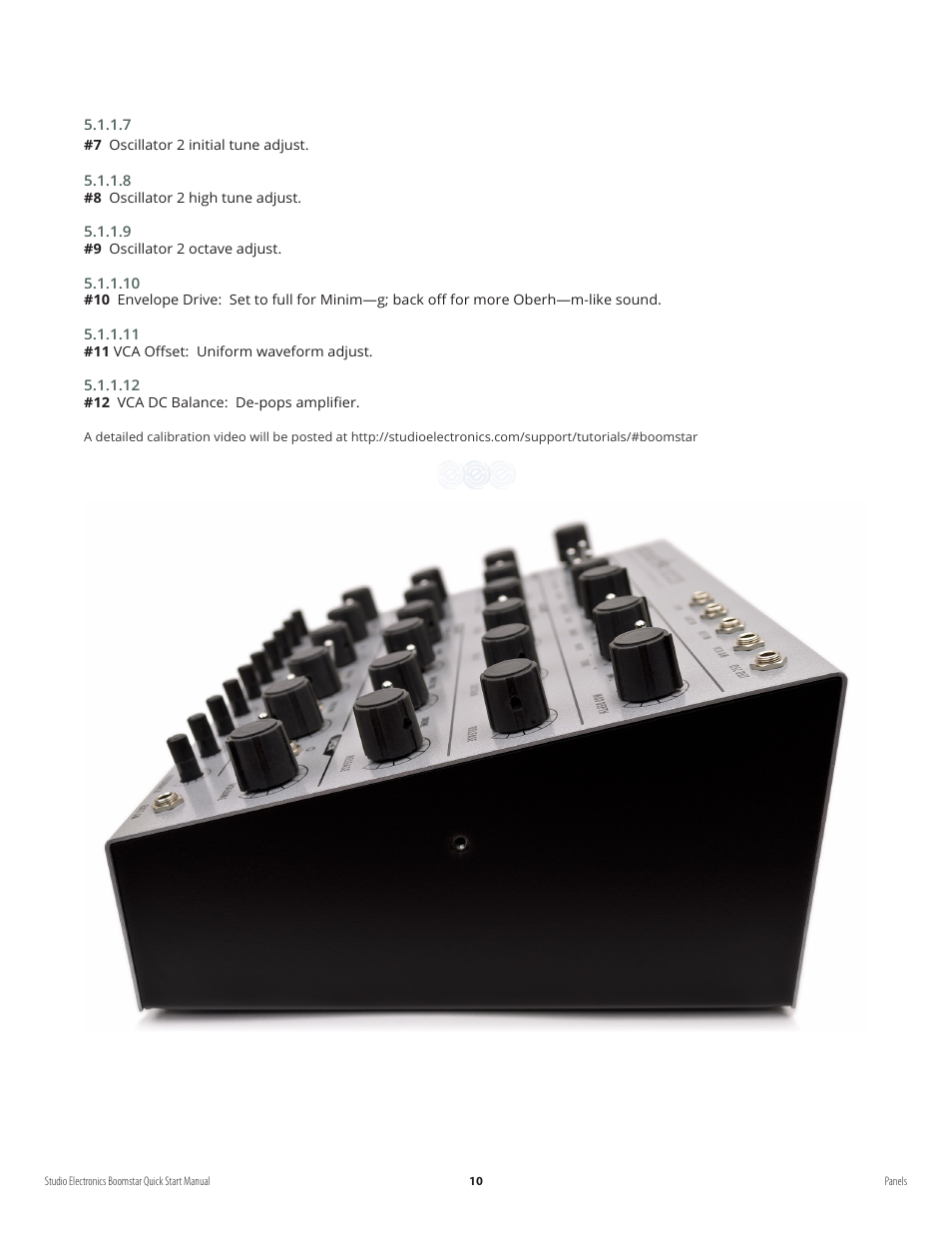 Studio Electronics Boomstar User Manual | Page 14 / 35