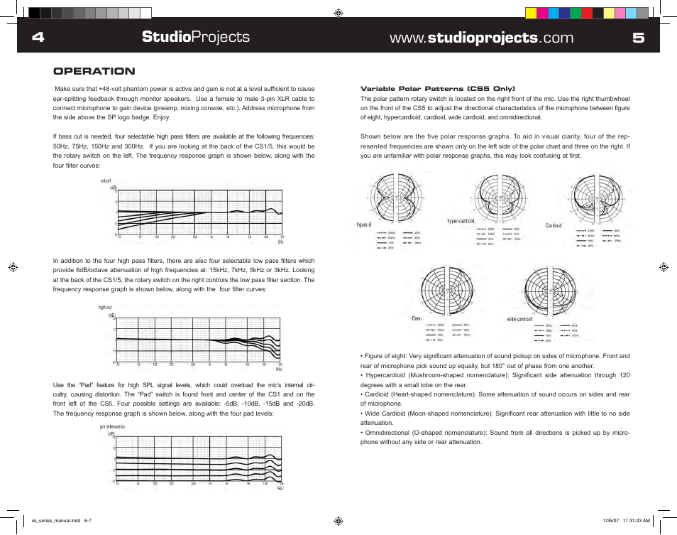 Studio Projects CS5 User Manual | Page 3 / 8