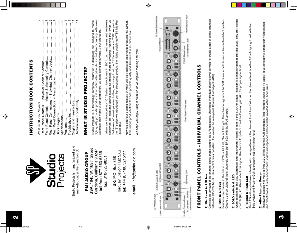 Studio Projects SP828 User Manual | Page 2 / 8