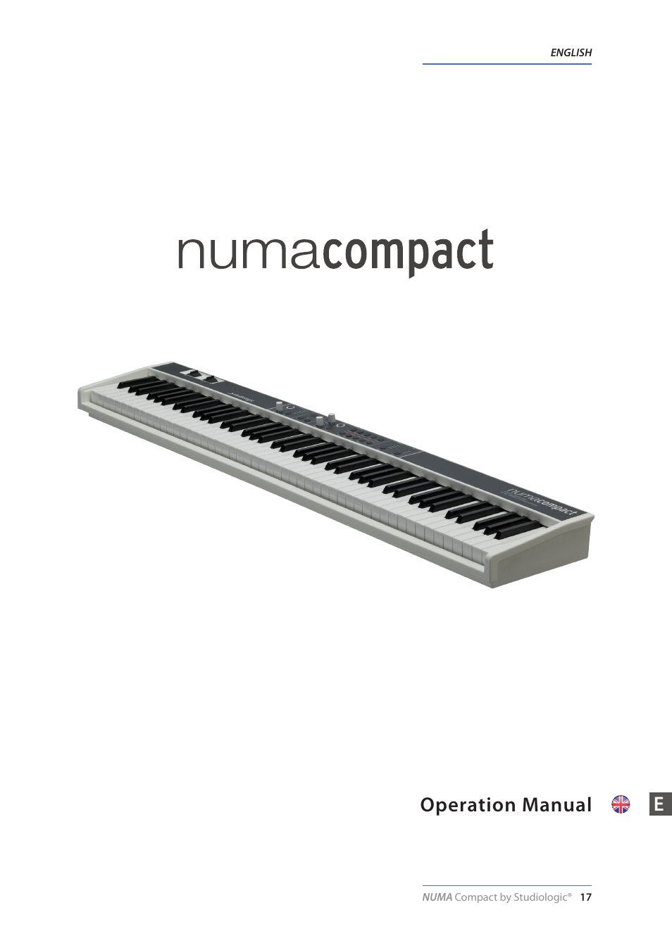 Operation manual | Studiologic Numa Compact Manual User Manual | Page 17 / 53