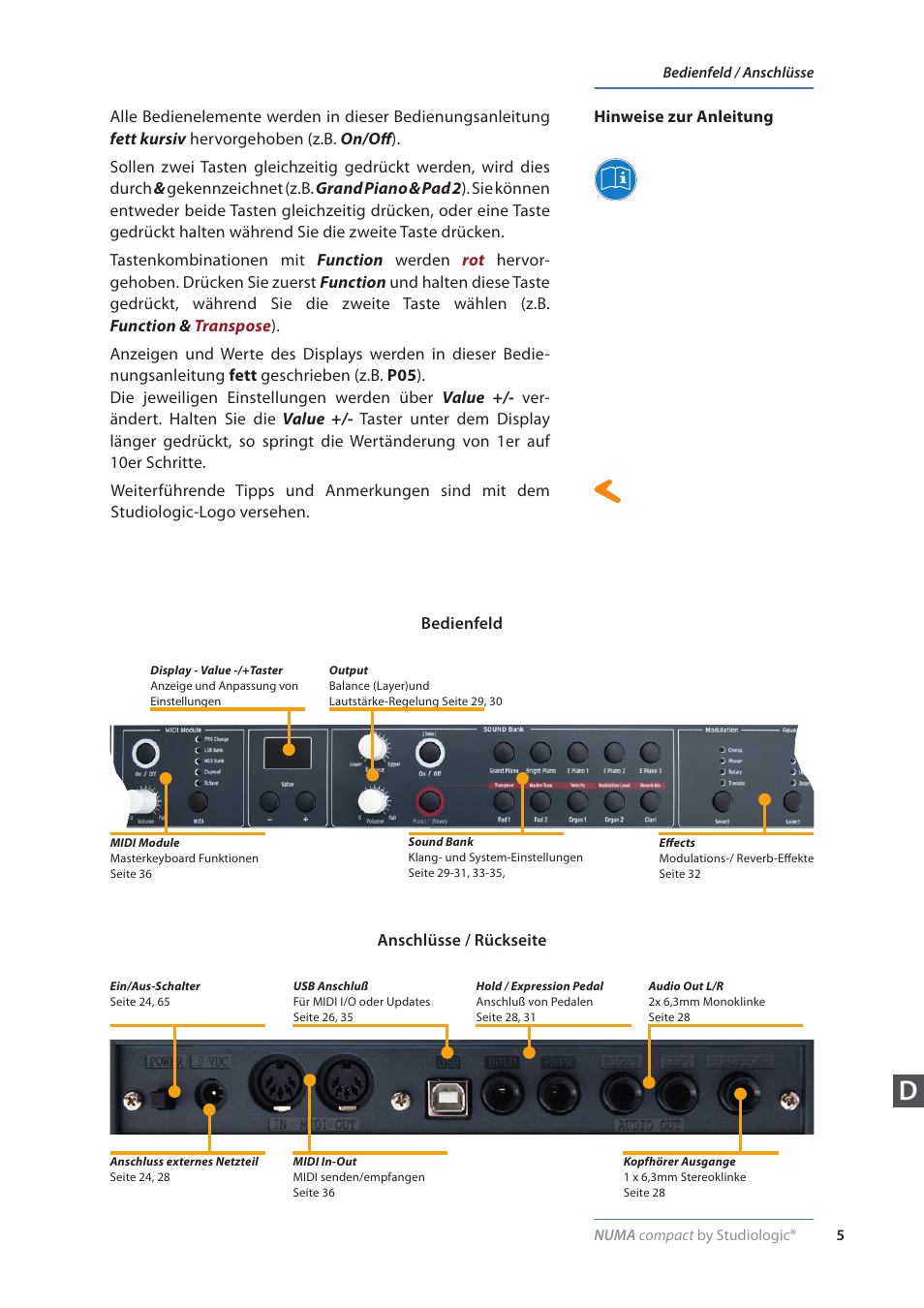 Studiologic Numa Compact Manual User Manual | Page 38 / 53