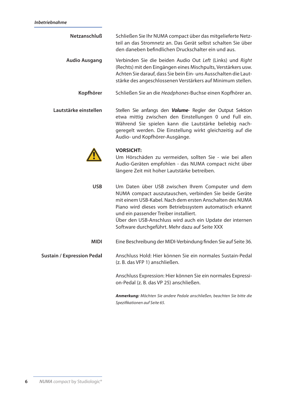 Studiologic Numa Compact Manual User Manual | Page 39 / 53