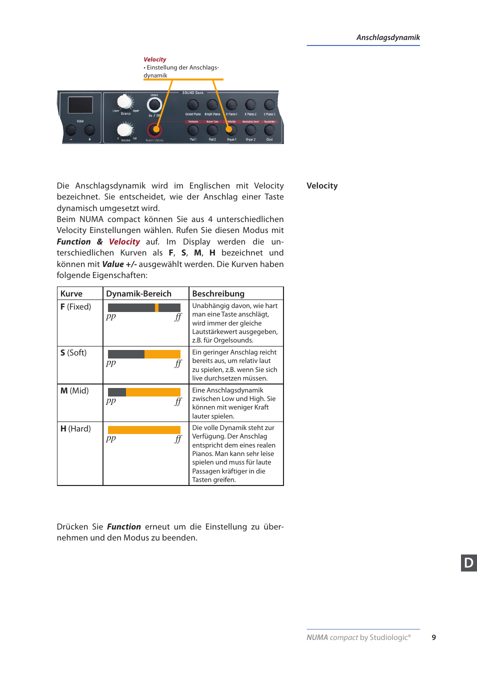 Studiologic Numa Compact Manual User Manual | Page 42 / 53