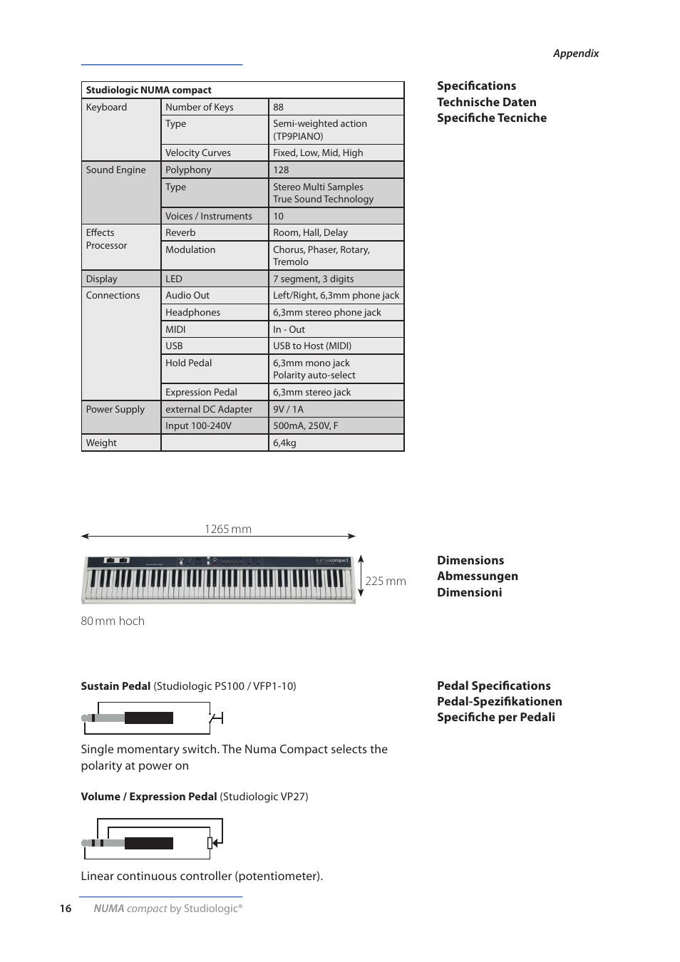 Studiologic Numa Compact Manual User Manual | Page 49 / 53