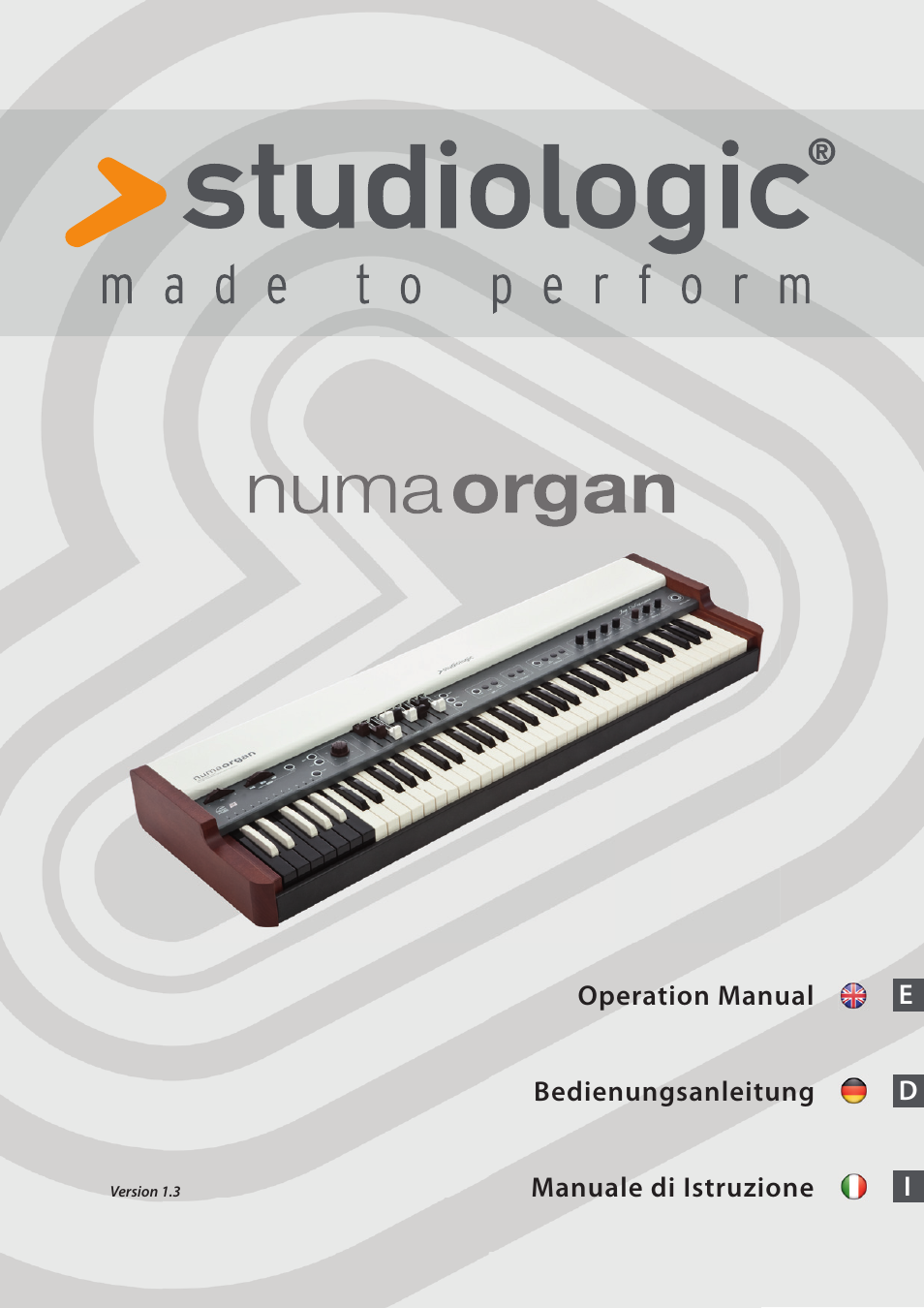 Studiologic Numa Organ User Manual | 68 pages