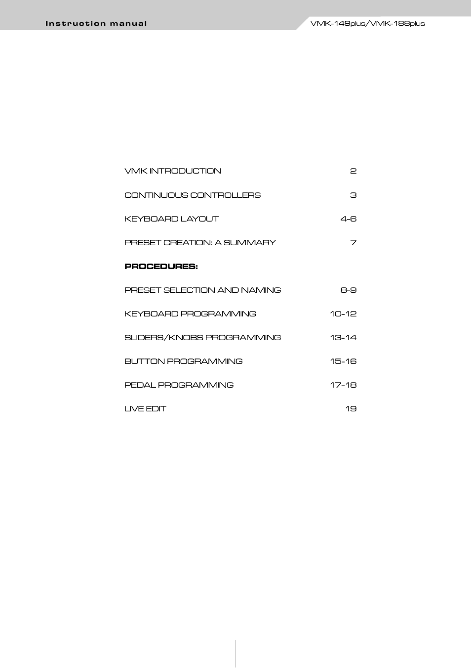 Studiologic VMK161Organ User Manual | Page 3 / 98