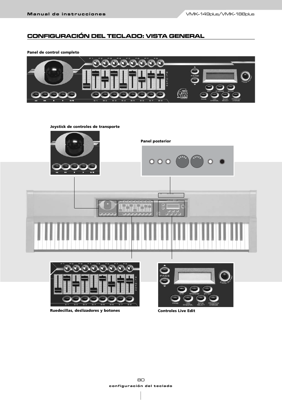Configuración del teclado: vista general | Studiologic VMK161Organ User Manual | Page 82 / 98