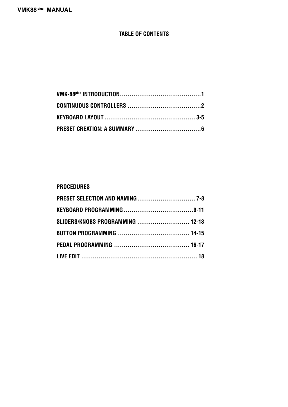 Studiologic VMK88Plus User Manual | Page 2 / 98