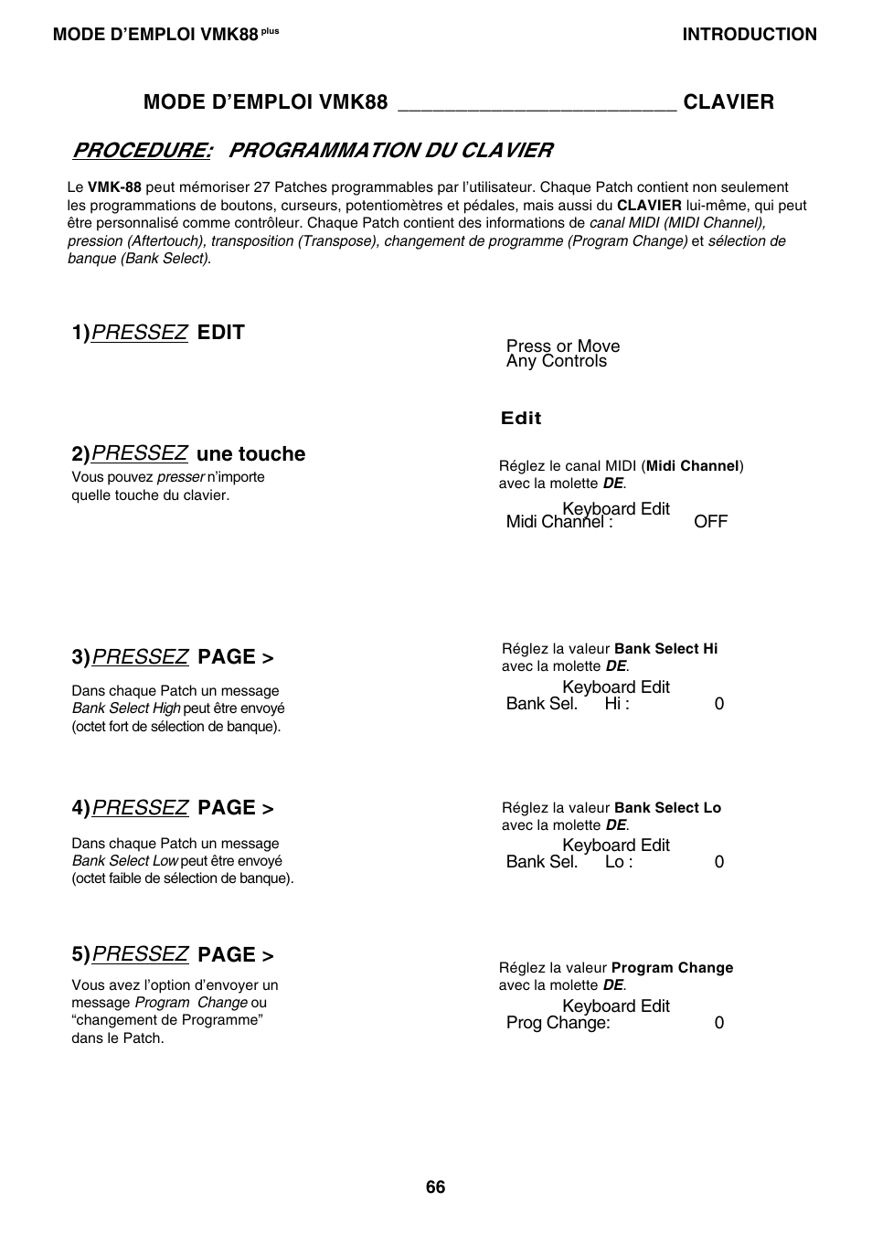 Studiologic VMK88Plus User Manual | Page 68 / 98