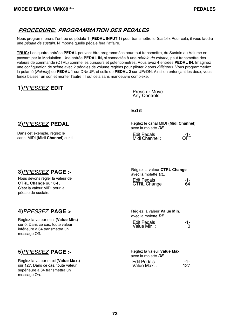 Studiologic VMK88Plus User Manual | Page 75 / 98