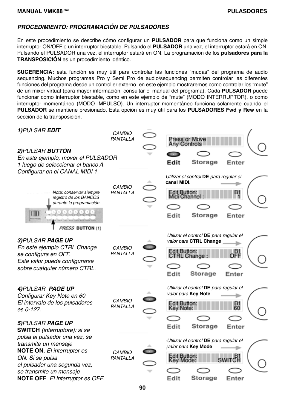 Studiologic VMK88Plus User Manual | Page 92 / 98