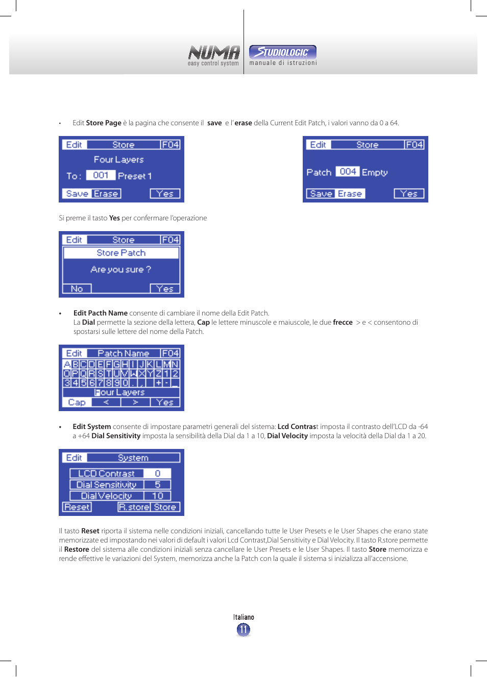 Studiologic Numa Nero User Manual | Page 11 / 47
