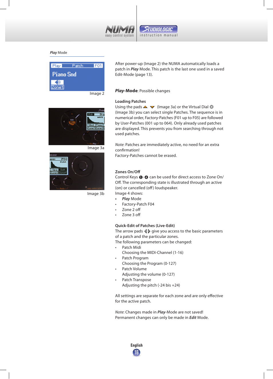 Studiologic Numa Nero User Manual | Page 16 / 47