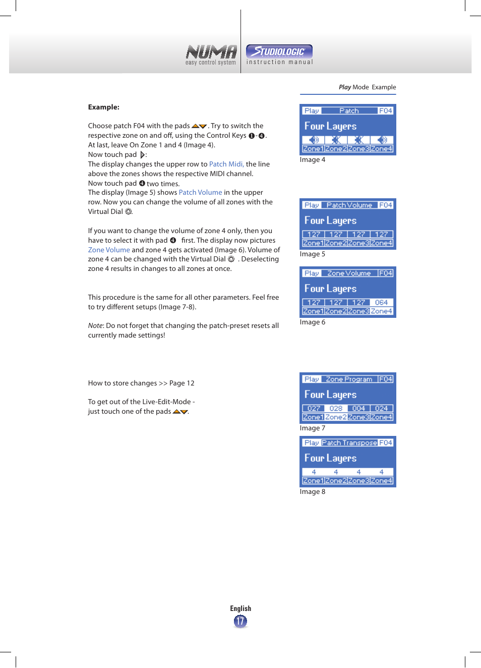Studiologic Numa Nero User Manual | Page 17 / 47