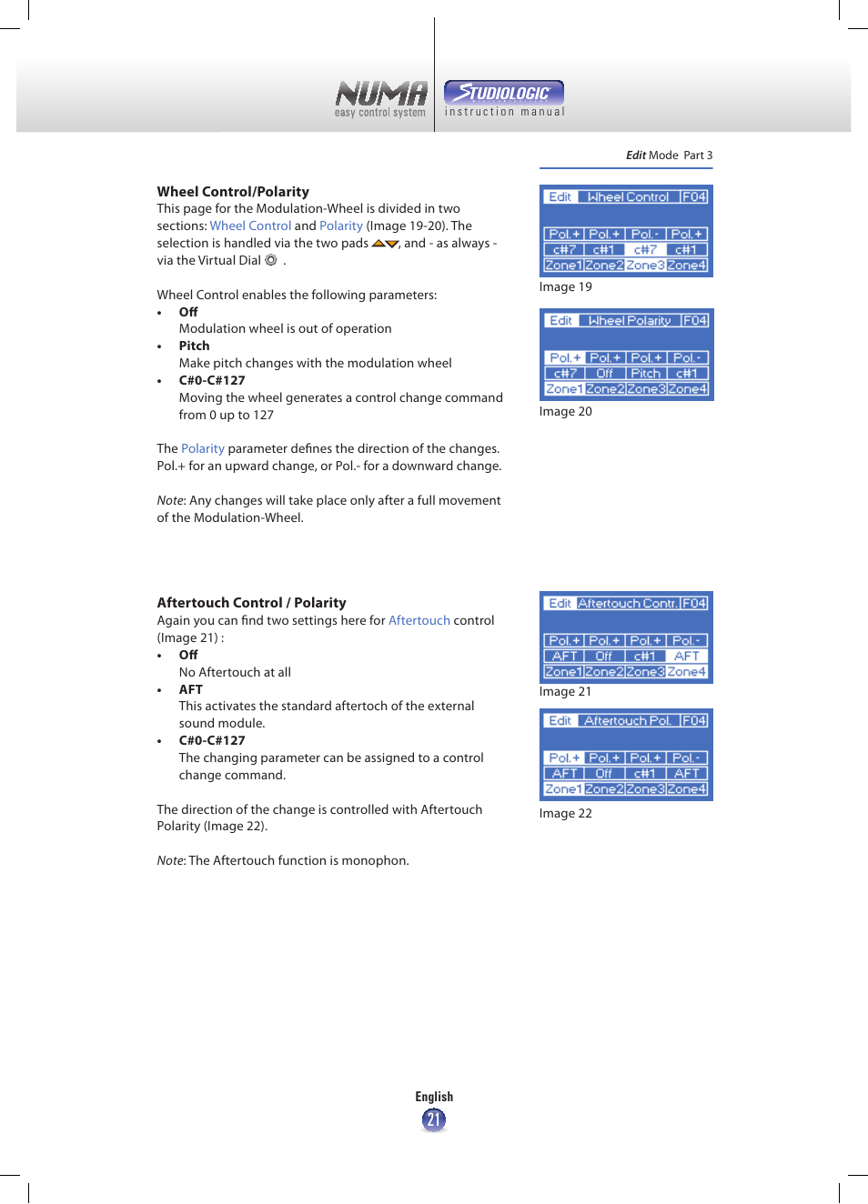 Studiologic Numa Nero User Manual | Page 21 / 47