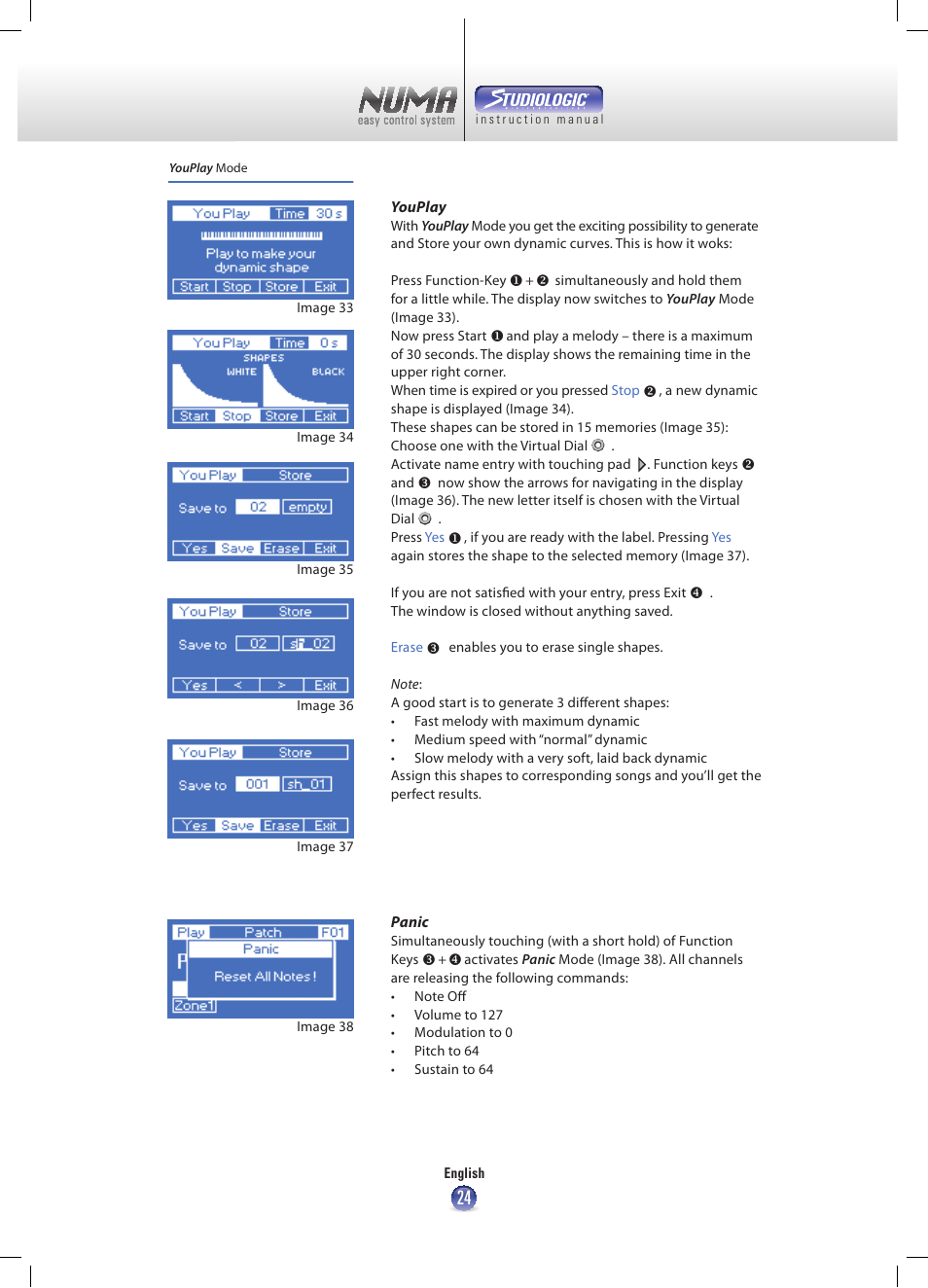 Studiologic Numa Nero User Manual | Page 24 / 47