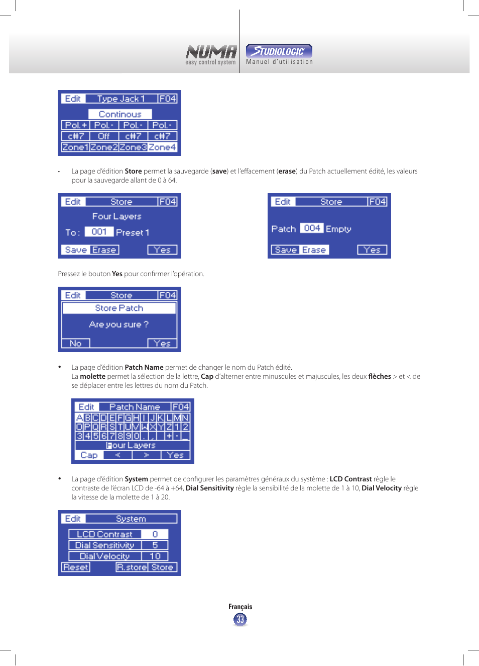 Studiologic Numa Nero User Manual | Page 33 / 47