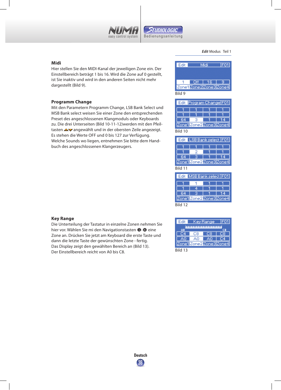 Studiologic Numa Nero User Manual | Page 36 / 47