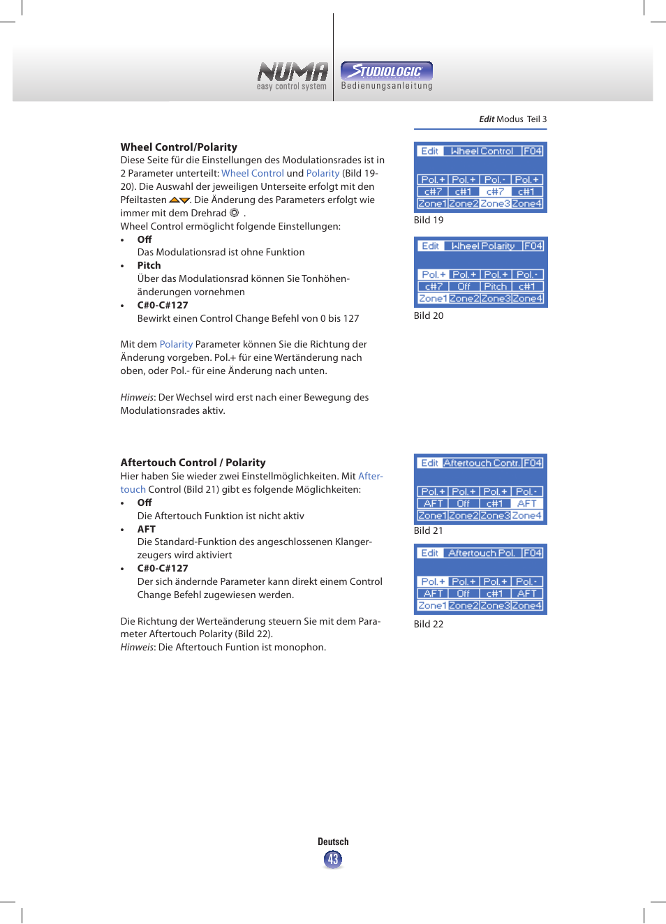 Studiologic Numa Nero User Manual | Page 43 / 47