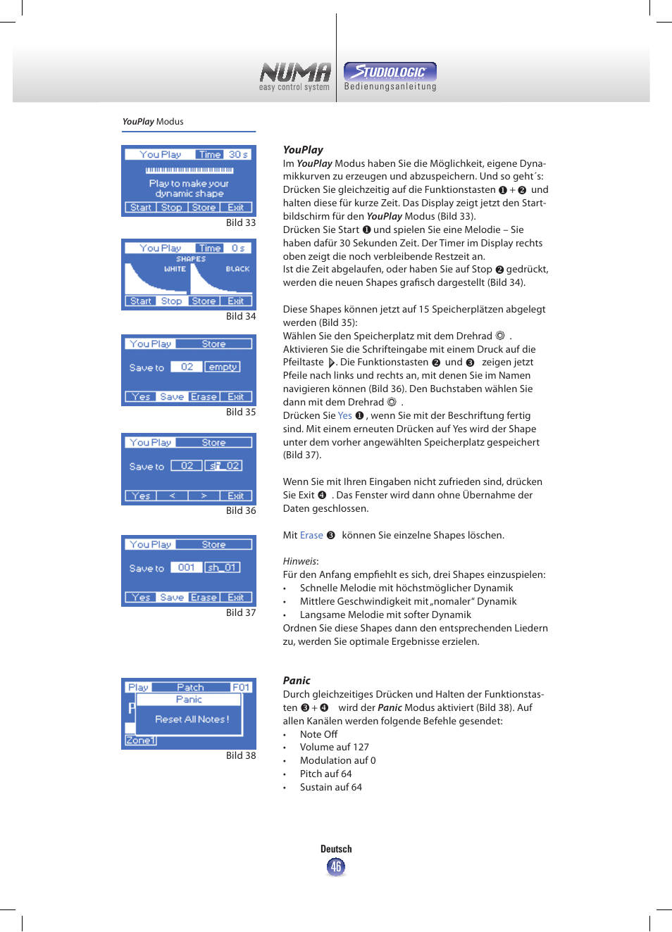 Studiologic Numa Nero User Manual | Page 46 / 47