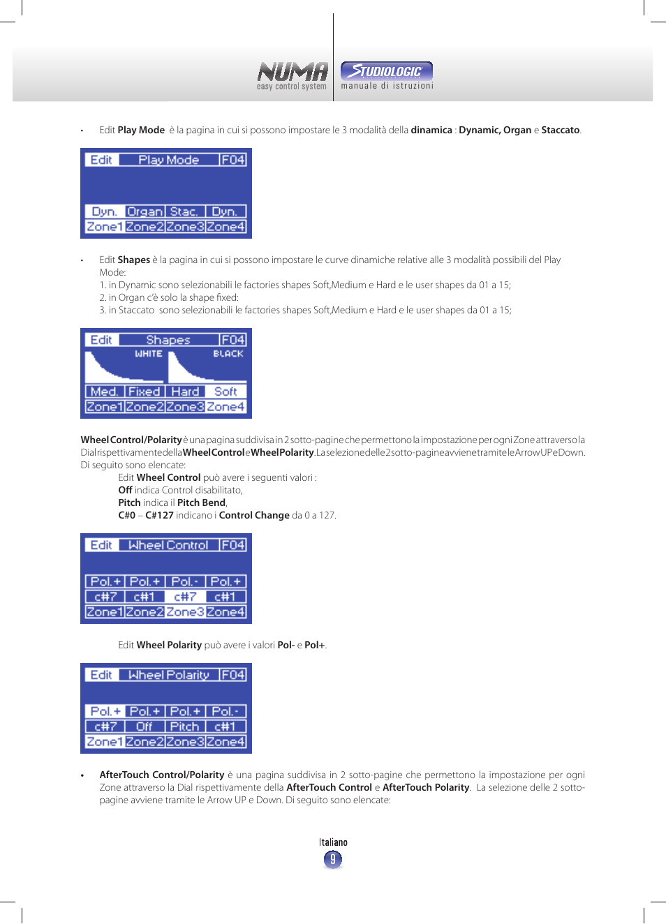 Studiologic Numa Nero User Manual | Page 9 / 47