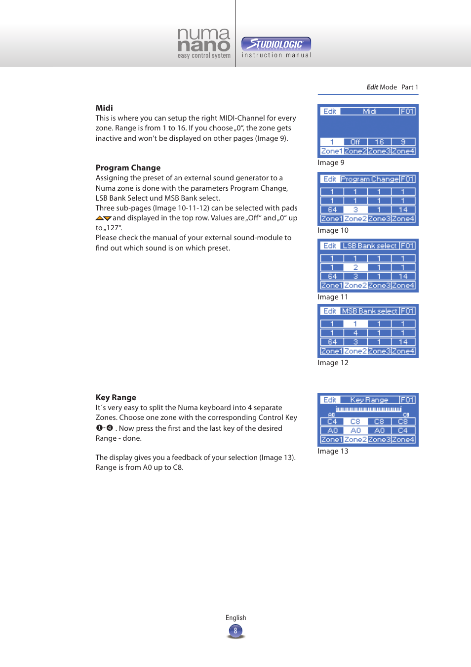 Studiologic Numa Nano User Manual | Page 8 / 16