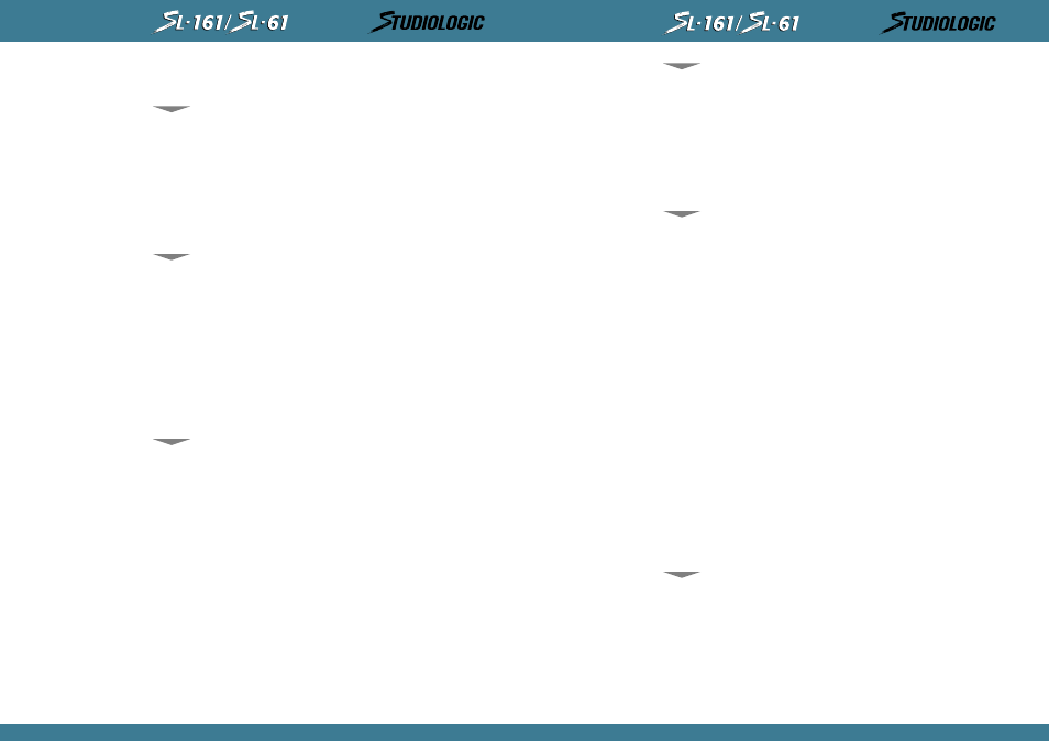 English | Studiologic SL61 User Manual | Page 7 / 23