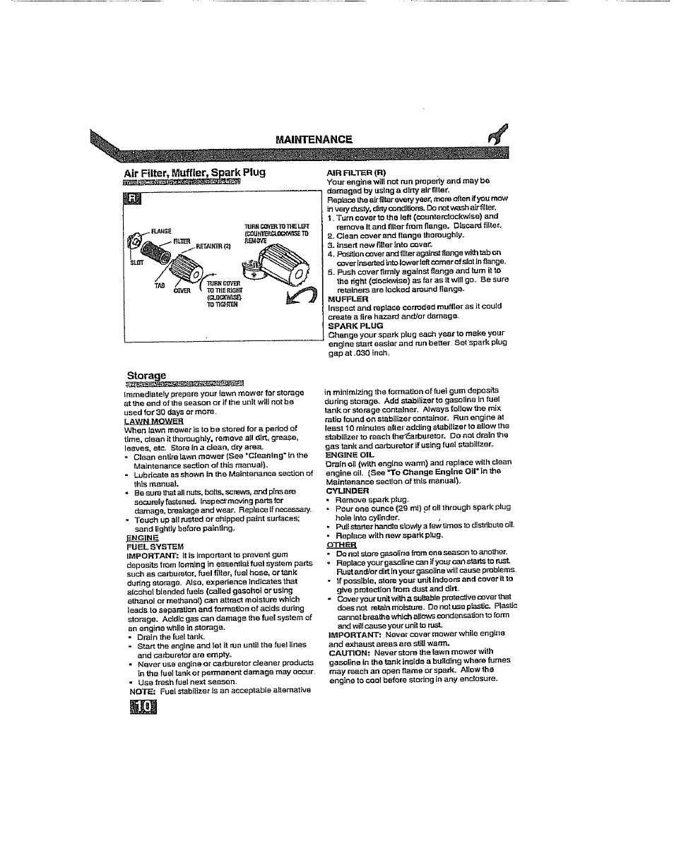 Tuhncovhîimrelht, Кйжмжшеа | Craftsman 917.38919 User Manual | Page 10 / 12