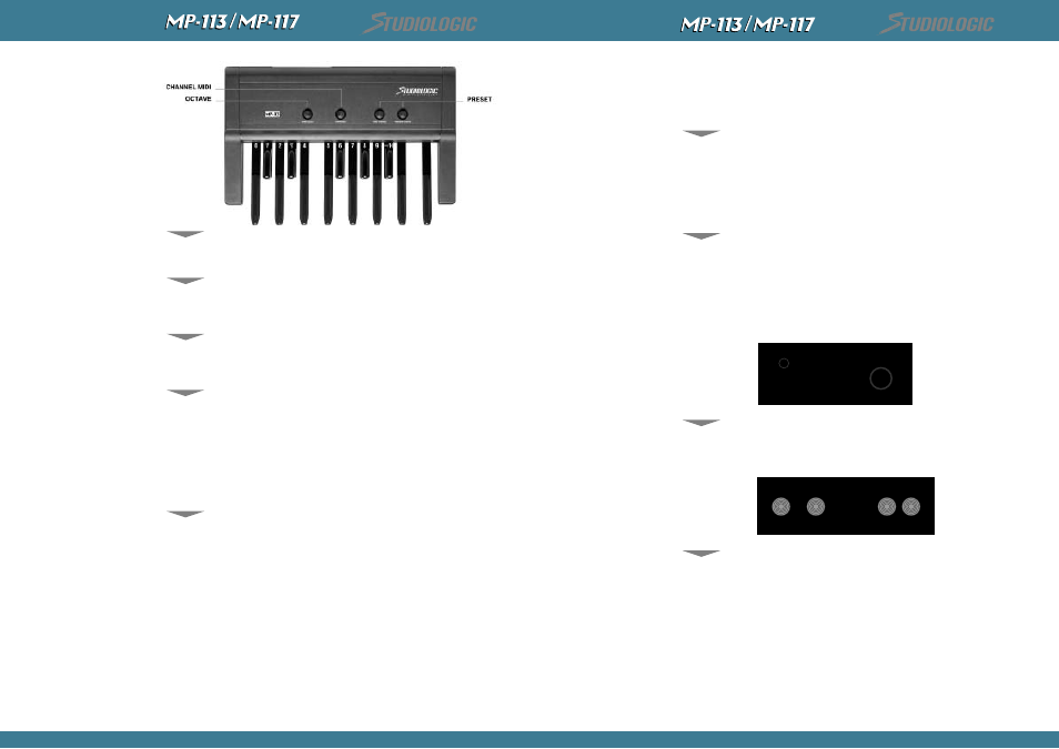 Deutsch, English | Studiologic MP 117 Pedalboard User Manual | Page 5 / 8